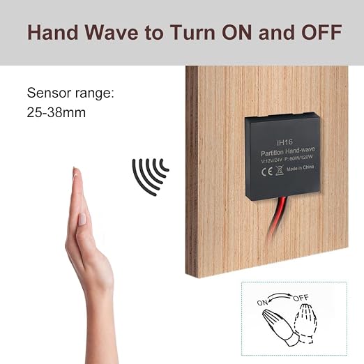 VST Sensor Switch, Hidden Hand Wave Activated Led Light Switch - Image 4