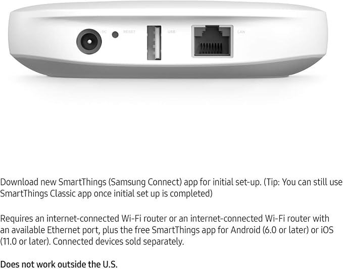 SmartThings Hub 3rd Generation Smart Home Automation Hub Home Monitoring Smart - Image 2