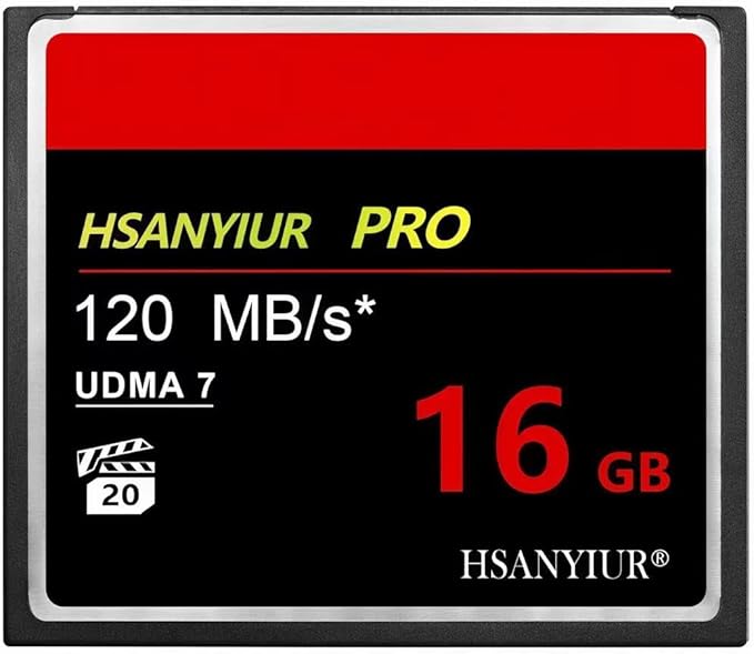 16GB UDMA High Speed, Original CF Card Camera Memory Card by HSANYIUR