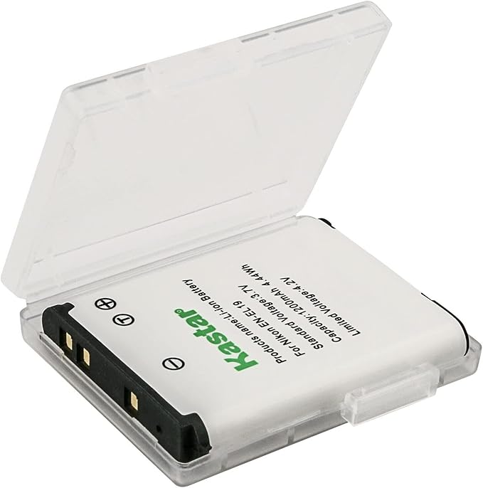 Kastar 2-Pack EN-EL19 Battery and AC Wall Charger Replacement - Image 2