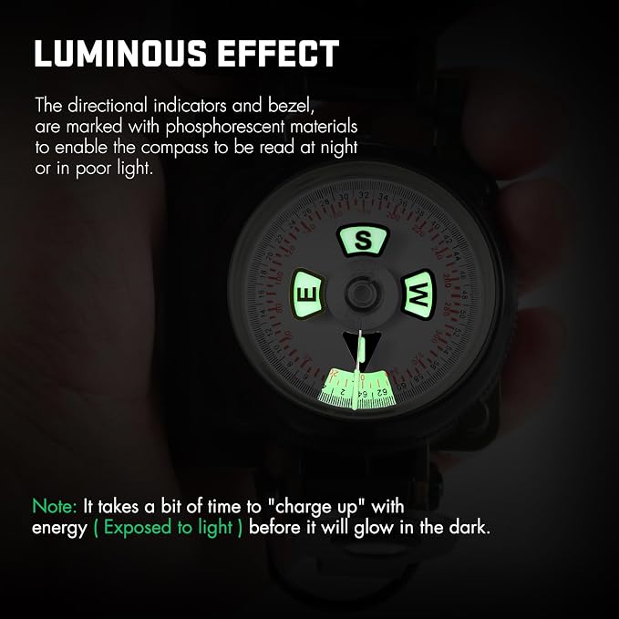 Eyeskey Multifunctional Military Sighting Navigation Compass - Image 2