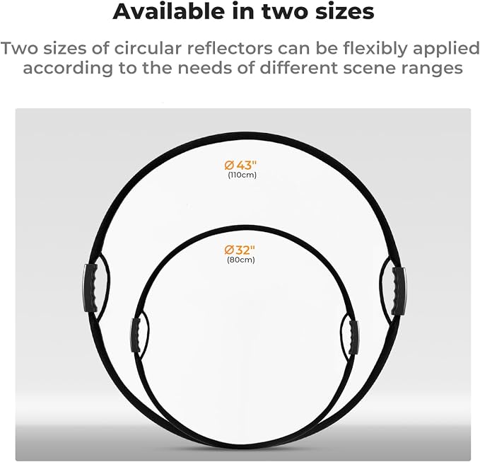 K&F CONCEPT 43''/110cm 5-in-1 Light Reflector - Image 7