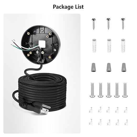Power Cable and Plug-in Mount for Floodlight Cams Compatible - Image 7