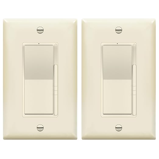 TOPGREENER Kalide Dimmer Light Switch, LED Dimmer Switch, Full Range Dimming by TOPGREENER