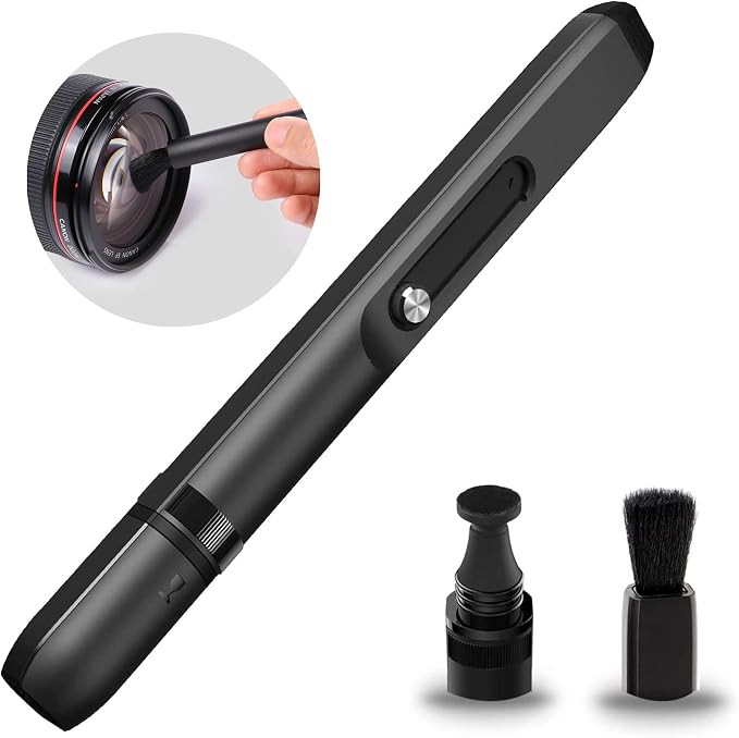 VSGO Professional Lens Cleaning Pen, Double-Ended Lens Brush by VSGO
