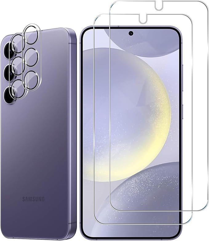 BIGFACE Galaxy S24 Tempered Glass Screen Protector + Camera Lens Protector by Wehaveaprofessionalteam