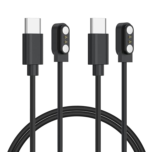 Vancle 2 Pack VeryFit Smartwatch Charger Cable, Magnetic USB-C Charging Cable by Vancle