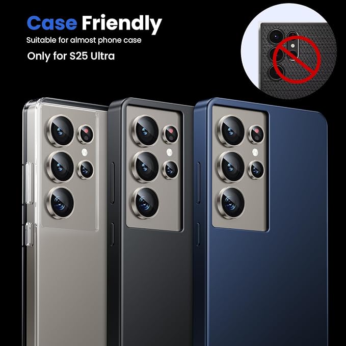 WSKEN for Samsung Galaxy S25 Ultra Camera Lens Protector - Image 5