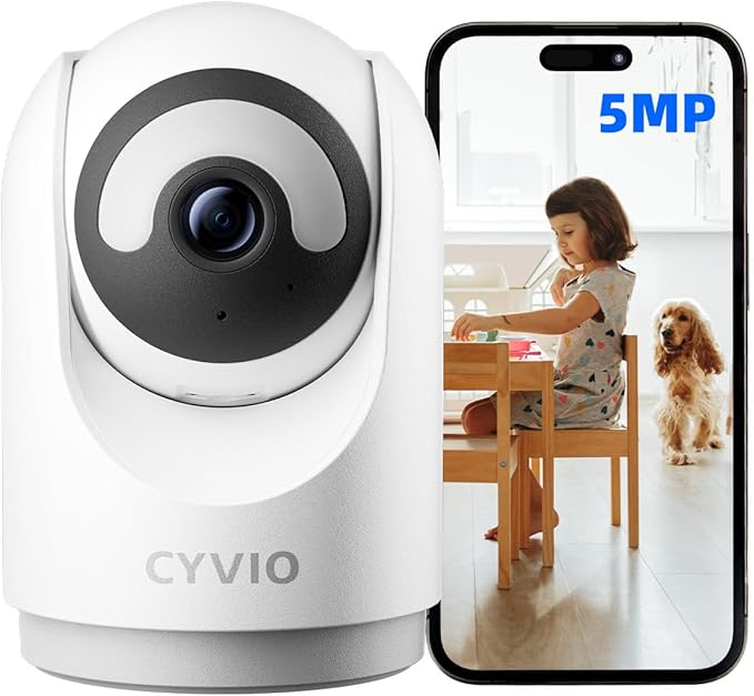 Indoor WiFi Camera, Plug-in Security Camera by CYVIOSecurity