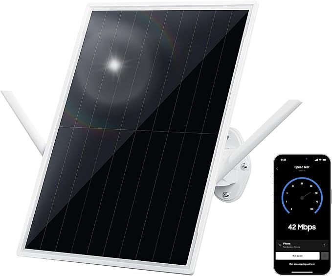 Solar WiFi Extender Outdoor, 2.4GHz WiFi Repeater Signal Booster by Tigerpai