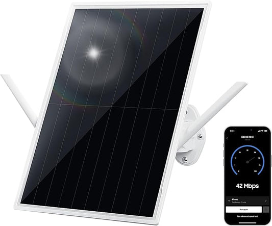 Solar WiFi Extender Outdoor, 2.4GHz WiFi Repeater Signal Booster by Tigerpai