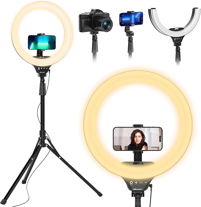 UBeesize 14'' LED Foldable Ring Light by UBeesize