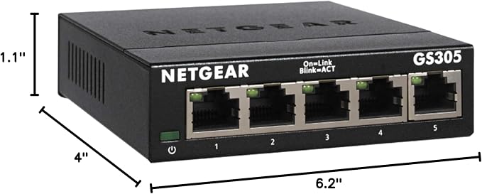 NETGEAR 5-Port Gigabit Ethernet Unmanaged Essentials Switch - Image 7