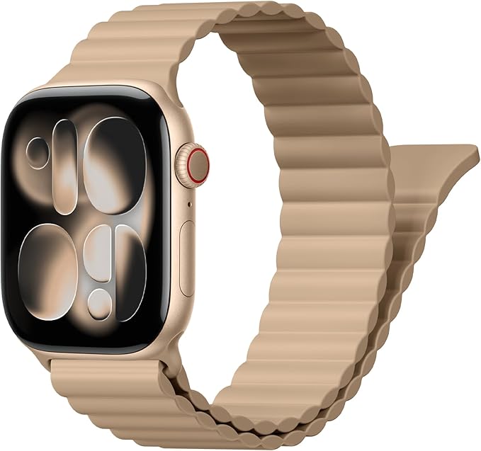 Magnetic Sport Bands for Apple Watch Band 40mm 38mm 41mm 42mm 44mm 45mm 46mm by BXUXOHS
