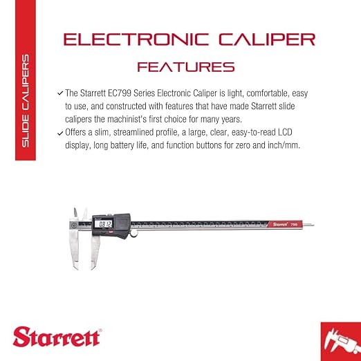 Starrett Stainless Steel Electronic Slide Caliper - Image 2
