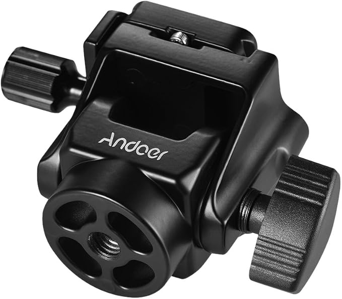 Andoer M-12 Monopod Tilt Head Panoramic Head Telephoto Bird Watching - Image 6
