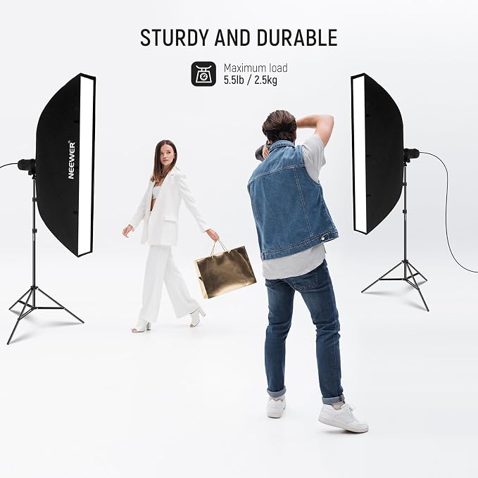 NEEWER Photography Light Stand, 7 Feet / 210cm Aluminum Alloy Photo Studio - Image 4