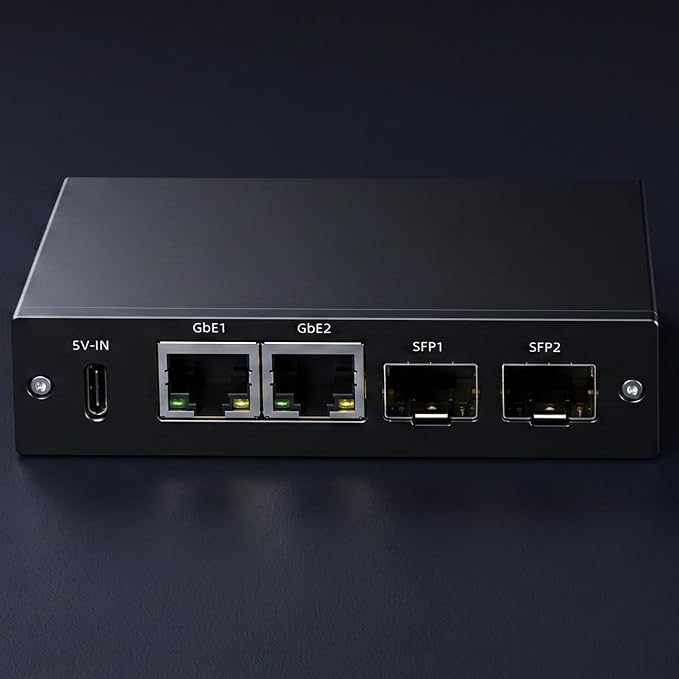 ARSY NSW-1 Hi-Fi Audio-Grade Network Switch, 1Gbps Ethernet and SFP Ports - Image 4