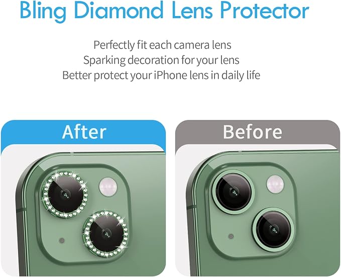 Bling Diamond Individual Camera Lens Protector - Image 6