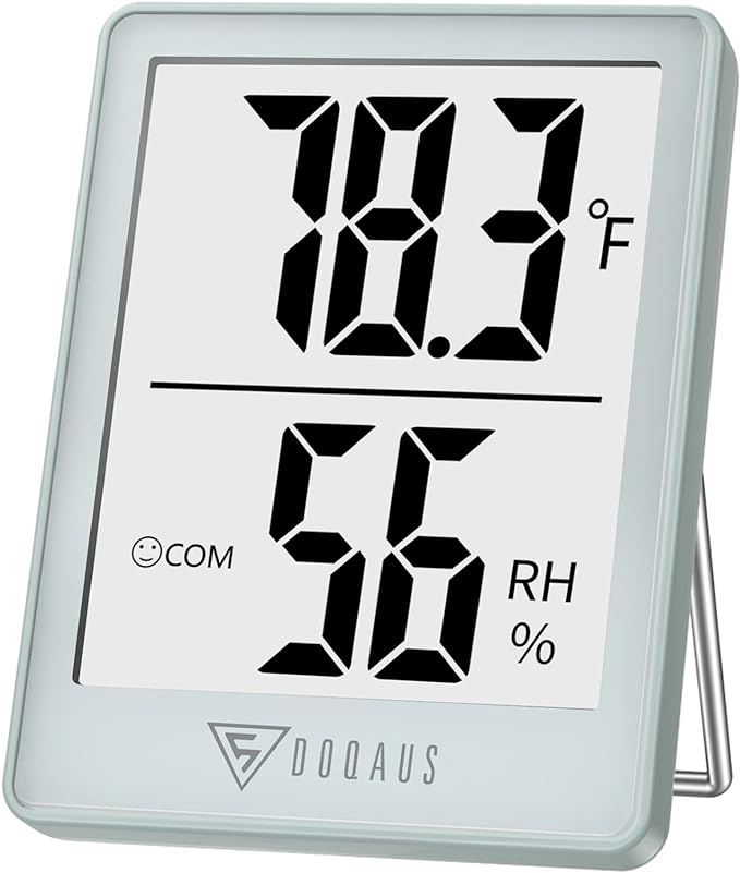 DOQAUS Digital Hygrometer Indoor Thermometer Humidity Gauge Room Thermometer by DOQAUS