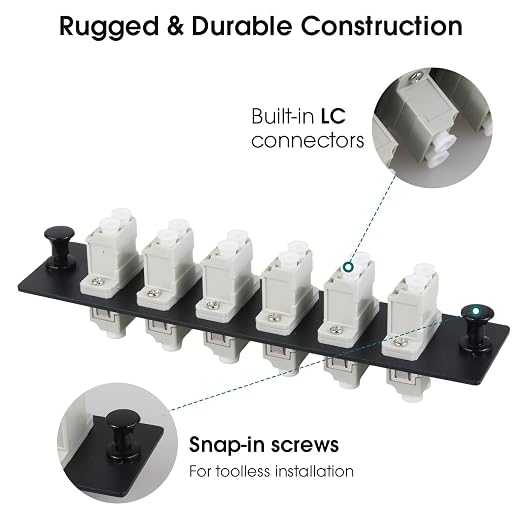 6 Duplex LC/MM Fiber Patch Panel - Image 6