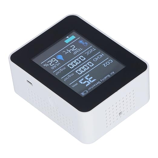 Air Quality Monitor with Clear Alarm Smart Display Real Time Portable Detector - Image 5