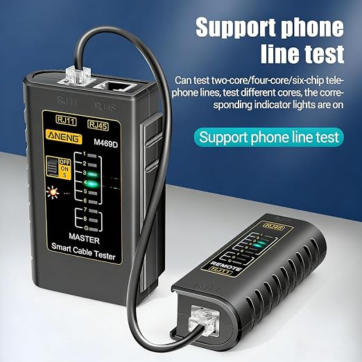 Network Cable Tester for RJ45 RJ11 RJ12 Port Network Ethernet Wire Test - Image 4