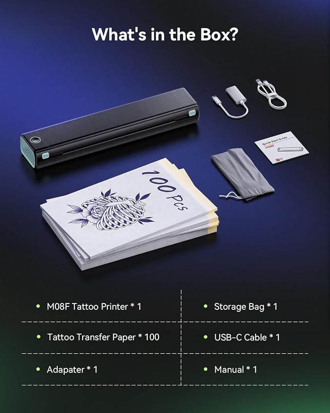 Phomemo M08F Tattoo Stencil Printer - Image 8