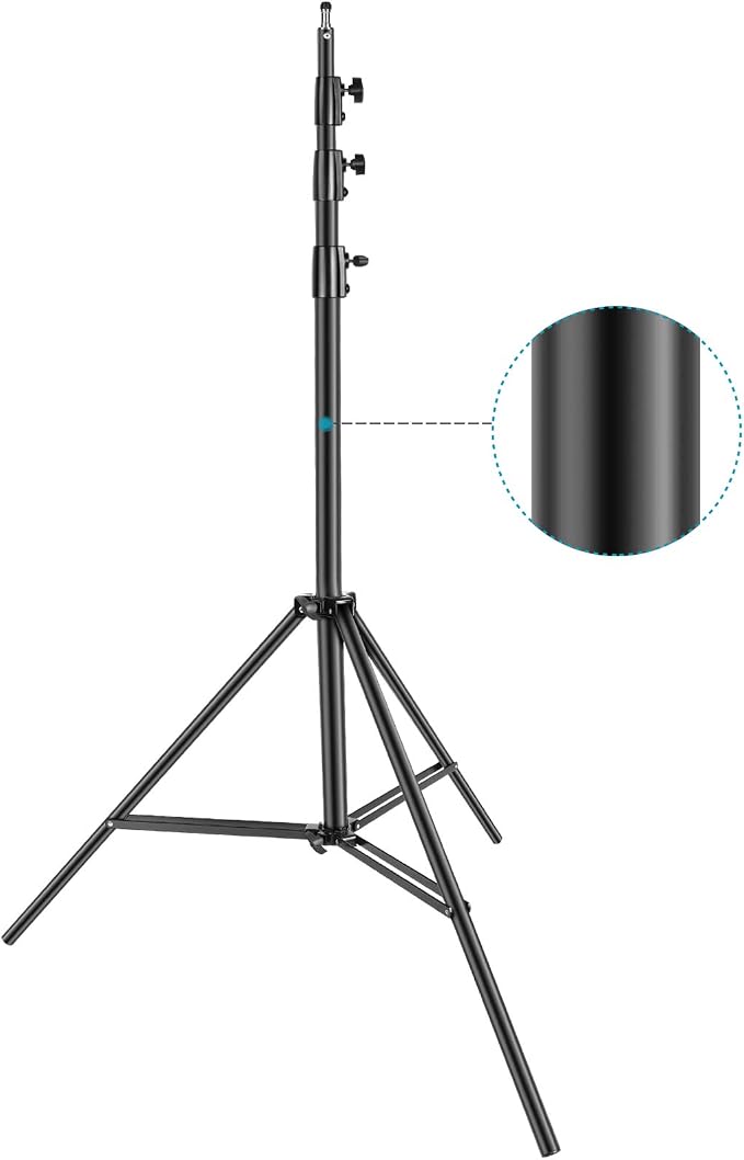 Neewer Heavy Duty Light Stand, Metal 13ft/4m Adjustable Photography Tripod C by Neewer