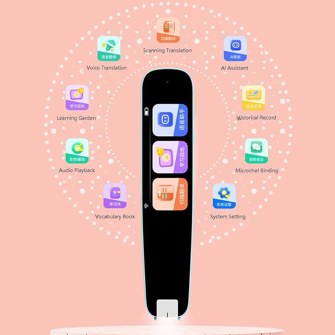 ASHATA DR100 OCR Reading Pen, Wi Fi Scanning Pen, 64RAM Storage, Language - Image 5
