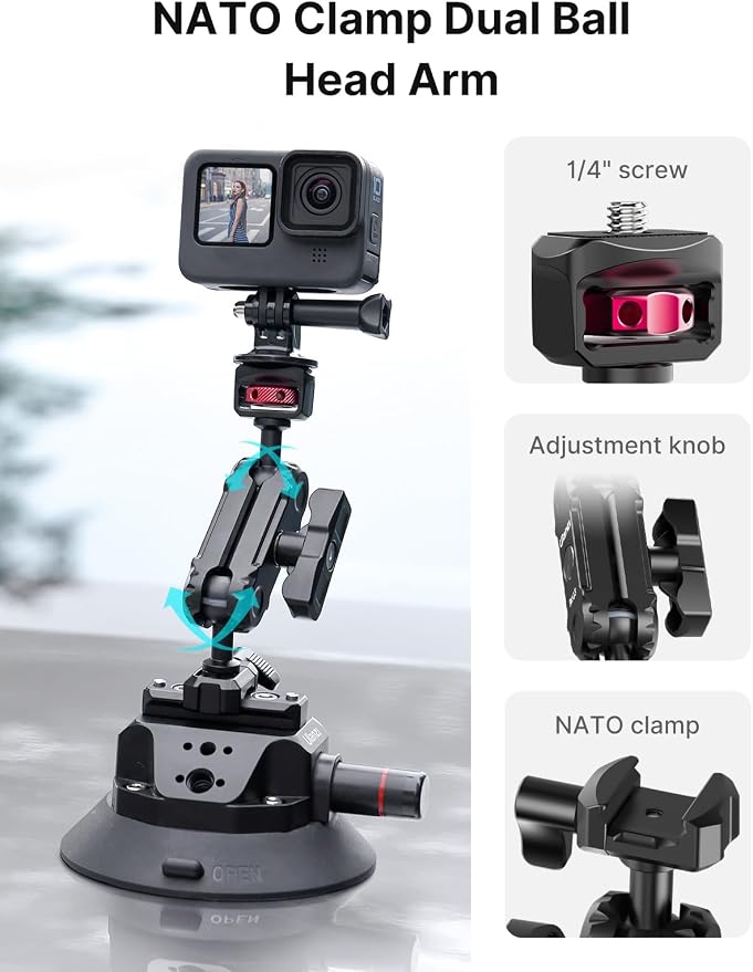 Ulanzi SC-02 Heavy-Duty Suction Cup Mount - Image 4