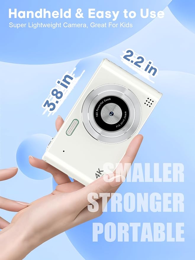 Digital Camera, 44MP Full HD 1080P Point and Shoot Camera - Image 3