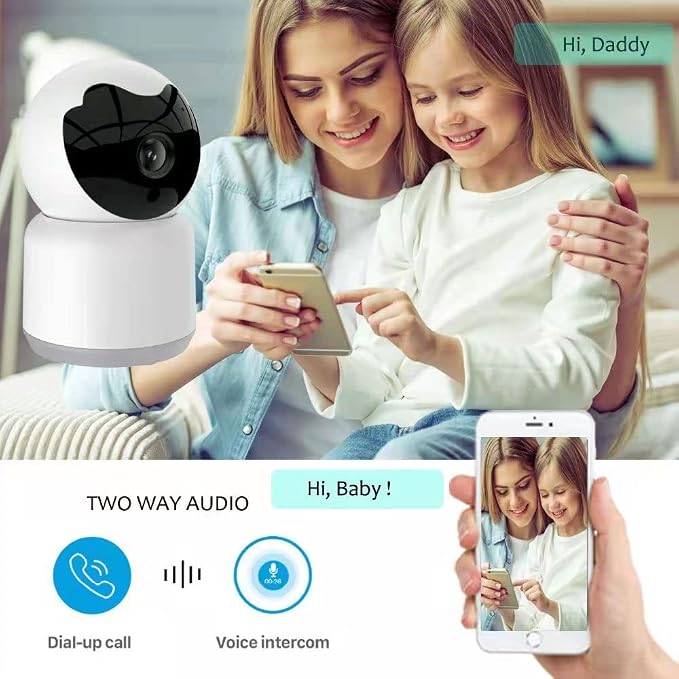 Home Security Camera, Tuya 3MP Indoor Pan-Tilt Smart Camera - Image 6