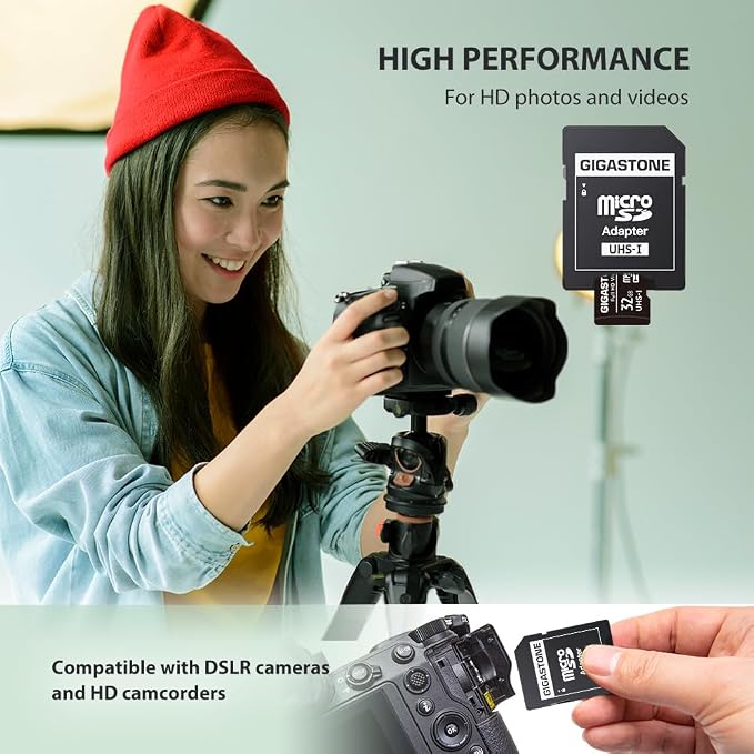 Gigastone 32GB Micro SD Card Full HD Video Surveillance Security Camera Action - Image 3