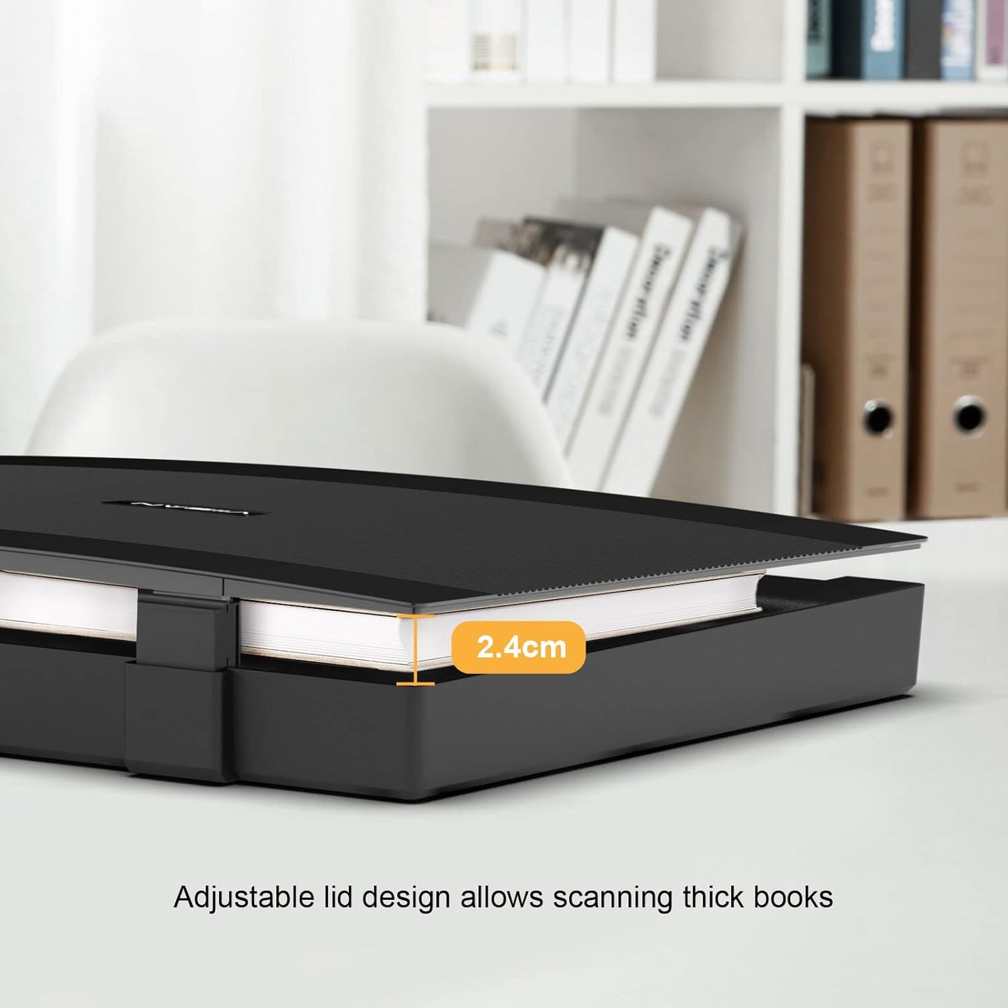 VIISAN VF3240 Large Format Flatbed Scanner, A3 Size, 2400 DPI, CIS Sensor, Scan 297 × 420 mm / 11.7" x 16.7" in 4 sec, Frameless, Auto-Scan, Document & Photo & Book Scanner, Supports Windows & Mac