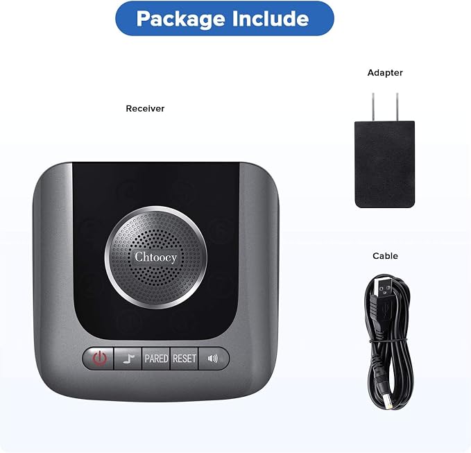 Solar Driveway Alarm Wireless Outside 1/2 Mile Long Range, 3 Sensitivity & - Image 7