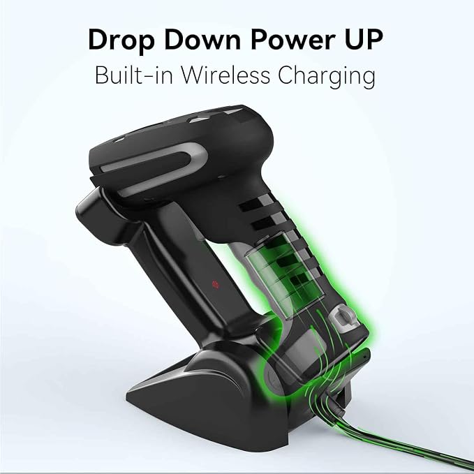 Alacrity Long Distance 1D 2D Industrial Barcode Scanner, Wireless Charging - Image 5