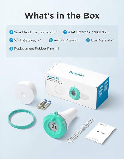 GoveeLife Smart Wireless Pool Thermometer P2, - Image 9
