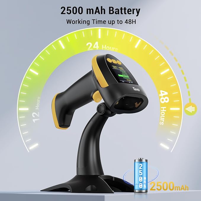 Tera Barcode Scanner Wireless 2D - Image 3