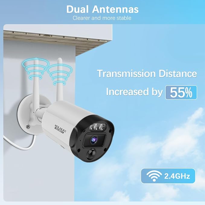 【90 Days Storage】 Outdoor Wireless Security Camera System, Wireless Cameras - Image 7