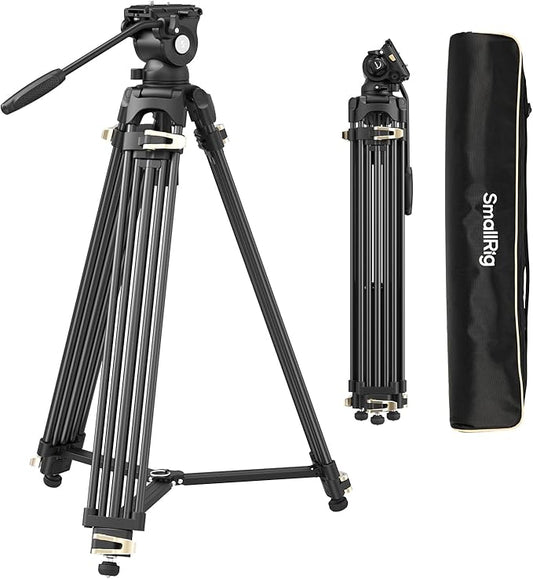 SmallRig AD-01S Video Tripod, Dual-Mode Quick Release Plate, Load up to 13.2lb by SmallRig