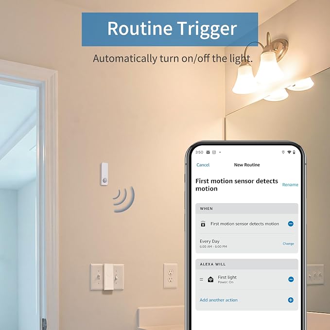 THIRDREALITY Zigbee Motion Sensor 2 Pack, Zigbee Hub Required, Pet Friendly - Image 2
