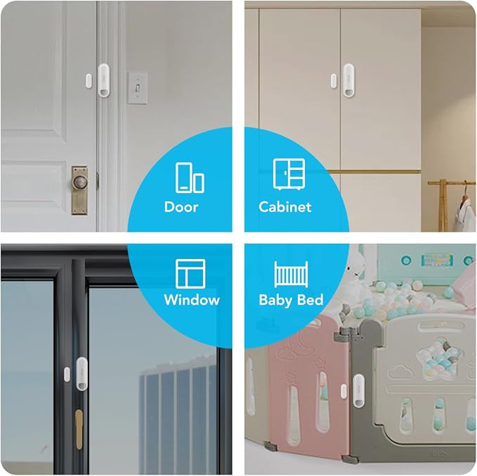 Zigbee Contact Sensor for Door and Window, Zigbee Door Sensor Compatible - Image 9