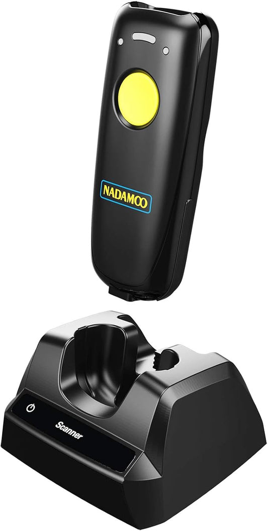 NADAMOO 2D Wireless Barcode Scanner Compatible by NADAMOO