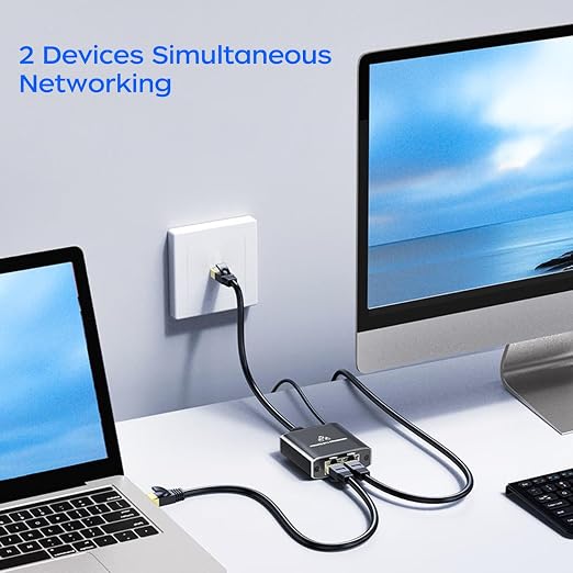 Gigabit Ethernet Splitter 1 to 2 - Image 3