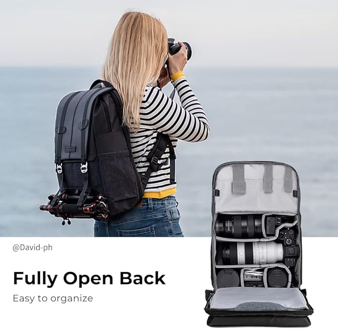 K&F CONCEPT Camera Backpack, Camera Bags - Image 5