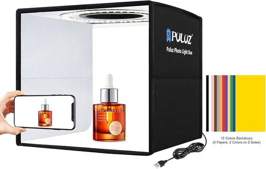 10"x10" Mini Photo Light Box, PULUZ Portable Lightbox by PULUZ