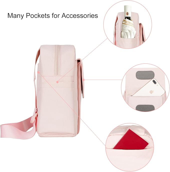 TULLIO Women Camera Bag, Small Lightweight Camera Sling Bag Waterproof - Image 4