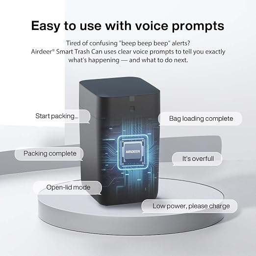 Airdeer Automatic Trash Can, 4 Gallon Self Sealing and Self-Changing Smart - Image 5