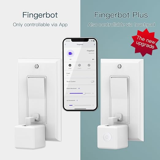 MOES Zigbee Fingerbot Plus, No Wiring Switch Smart Button Pusher, Upgrade - Image 2